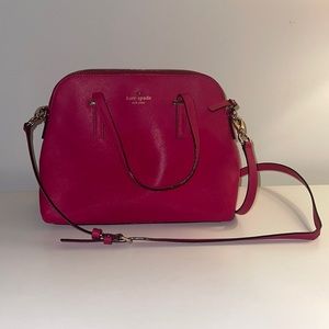 Kate Spade Hot Pink Leather Cedar Street Maise Top Handle Bag